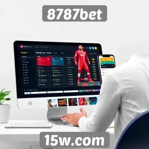 Navegação e usabilidade do 8787bet