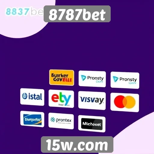 Opções de pagamento oferecidas pelo 8787bet para usuários